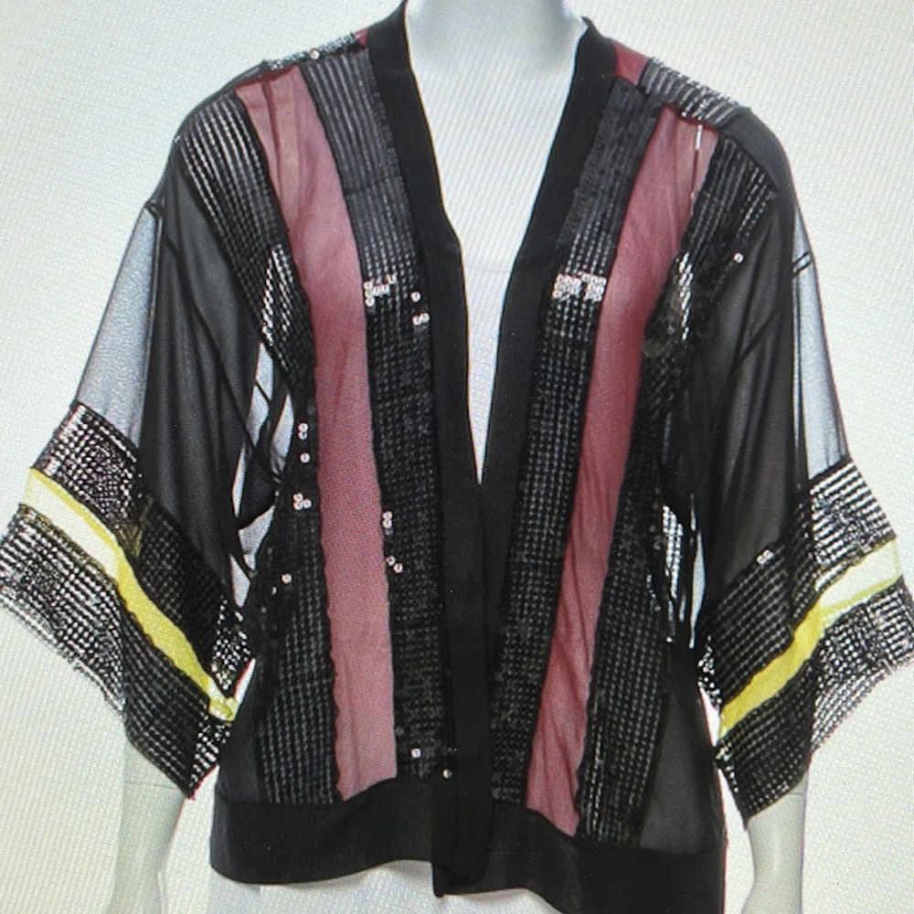 CLOVER CANYON Short Sleeve Shawl Jacket